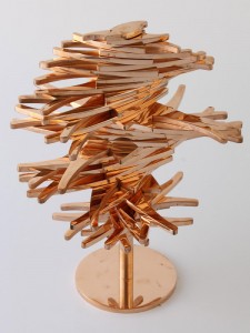 Disco dinamico 209, 2009 bronzo (ø cm. 24,5 x h. 30)