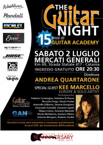 locandina "the guitar night"