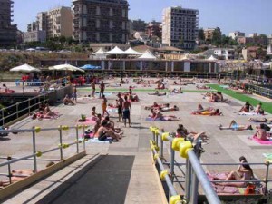 Solarium, Piazza Europa, Catania