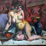 Aleksandr-Ivanovi-ì-Kuprin-Nudo-con-tappeto-asiatico-sullo-sfondo