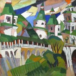 Aristarkh-Vasilievi-Lentulov-Paesaggio.-Chiese-Gerusalemme