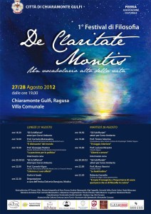 Festival della Filosofia Chiaramonte Gulfi Ragusa