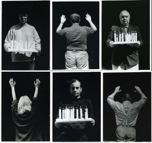 Mani-in-alto_Candele-1993-94_28-Fotografie-Bn-stampe-su-Carta-ai-Sali-d’Argento-da-negativo-30x40-cm-cadauna