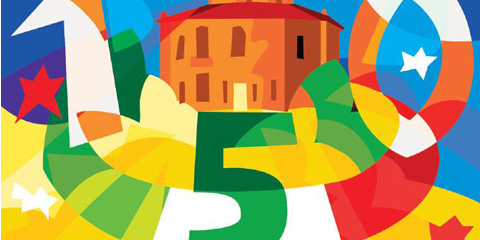 50 bandiere in dono al Policlinico di Catania da Fiumara d’Arte