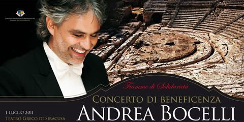 Andrea Bocelli al Teatro Greco di Siracusa