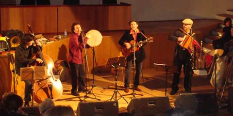 I Beddi, musicanti di Sicilia, in concerto al cortile Platamone di Catania