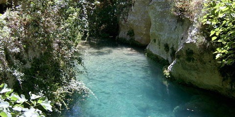 Risalita del Torrente Calcinara nella riserva di Pantalica