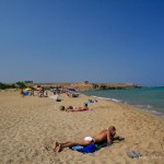 Eloro il mare dell'Oasi di Vendicari (Siracusa)