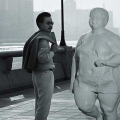 Le sculture di Xu Hongfei in piazza Zafferana Etnea.